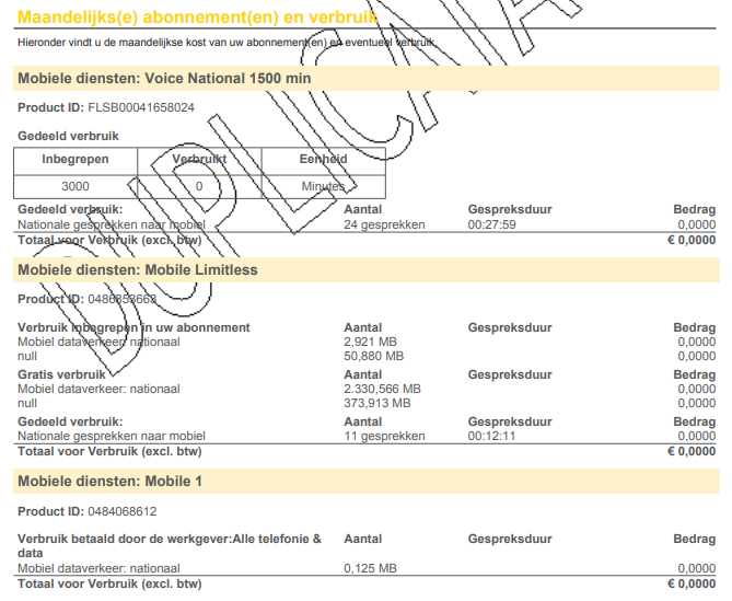 Een Vraag Over Je Business Mobile Factuur